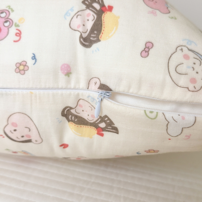 91家纺网 家纺一手货源 找家纺 北鸣有鱼枕芯馆 2025新款漫画家系列A类全棉双层纱巨无霸抱枕 漫画家系列-别梦蓝抱枕芯+枕套