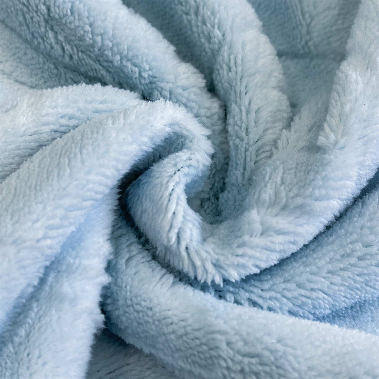 91家纺网 家纺一手货源 找家纺 星座家纺 2025新款牛奶绒雕花四件套 蝴蝶结-蓝