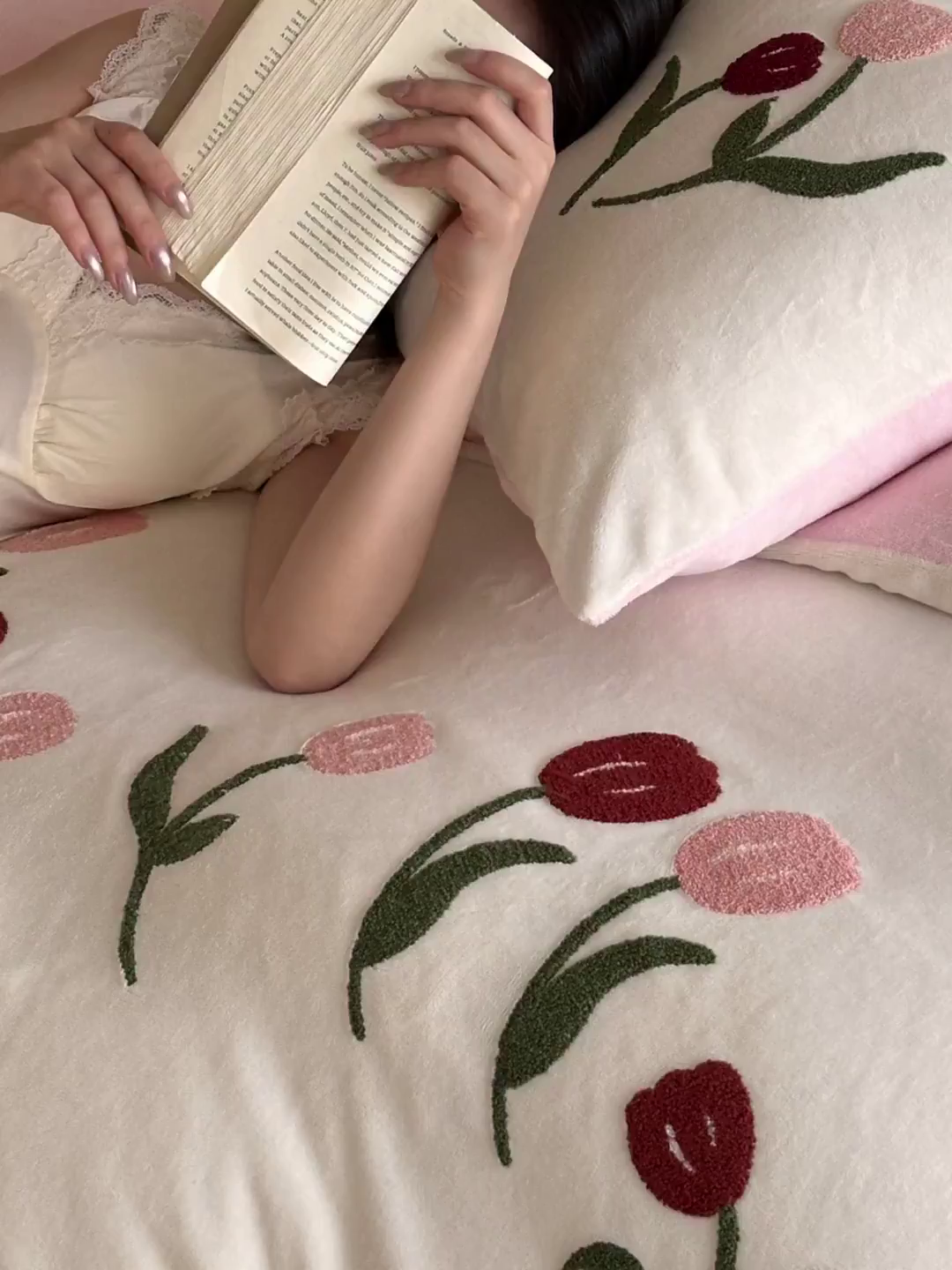 91家纺网 家纺一手货源 找家纺 （总）如一 2025新款田园风毛巾绣牛奶绒四件套