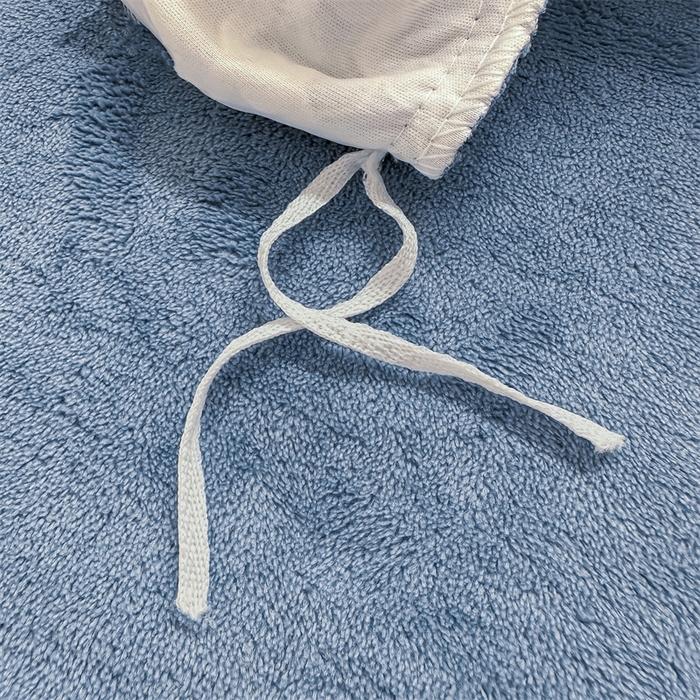 91家纺网 家纺一手货源 找家纺 灰鲸 2025新款牛奶绒拼接刺绣雕花套件-贝娜 贝娜-宾利蓝