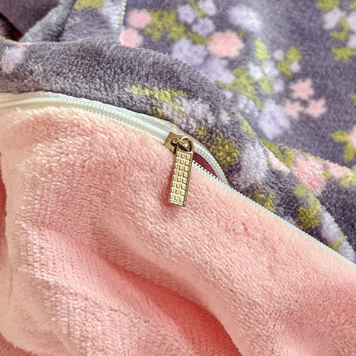 91家纺网 家纺一手货源 找家纺 斯卡诺家纺 2025新款热卖小清新牛奶绒四件套双面绒被套小红书同款 花丛女孩