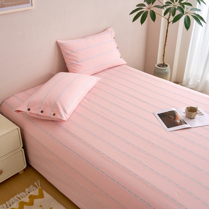 织雅漫 2025新款非遗加厚全棉色织老粗布床单款-梵高向日葵 梵高双花粉