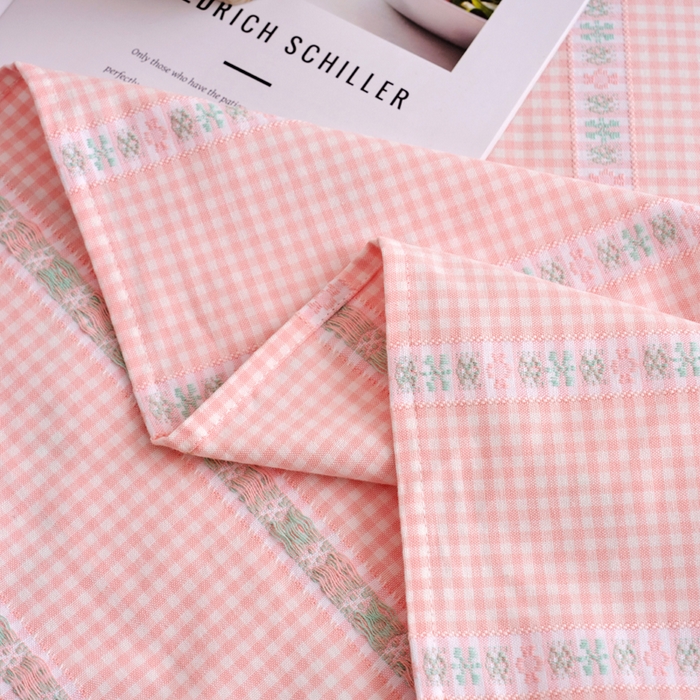 91家纺网 家纺一手货源 找家纺 织雅漫 2025新款非遗加厚全棉色织老粗布床单款-梵高向日葵 梵高双花粉