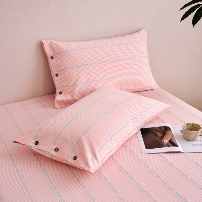 91家纺网 家纺一手货源 找家纺 织雅漫 2025新款非遗加厚全棉色织老粗布床单款-梵高向日葵 梵高双花粉