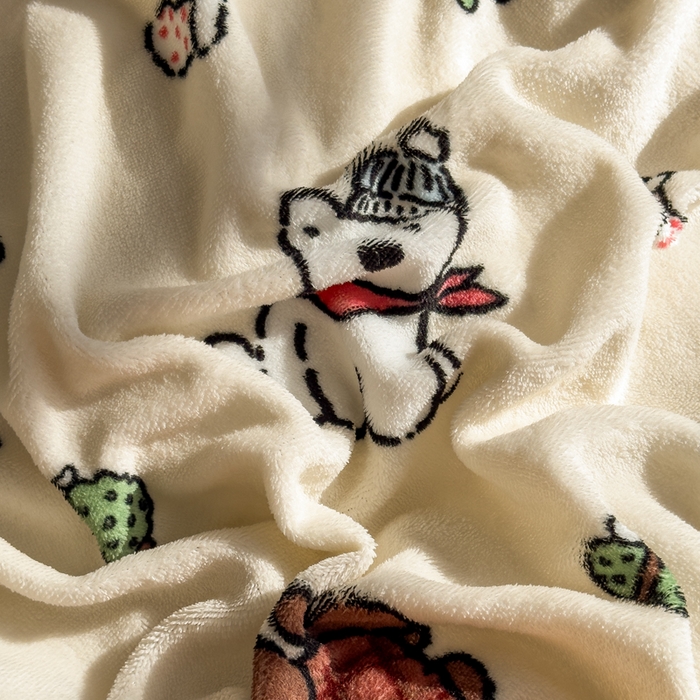 91家纺网 家纺一手货源 找家纺 小叮当家纺仓储工厂店 买家秀 爆款花型2025新款秋冬保暖高克重牛奶绒小清新印花四件套系列-风格一 圣诞装扮