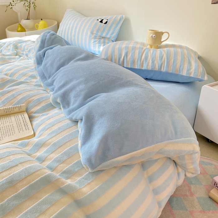 91家纺网 家纺一手货源 找家纺 （总）小叮当家纺仓储工厂店 买家秀 爆款花型2025新款小清新绣花四件套系列-永恒韵律