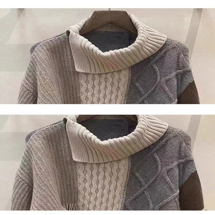 91家纺网 家纺一手货源 找家纺 （总）洛兰沙家居馆 只代发新款大衣风毛衣外套女春秋开衫中长款大衣风洋气宽松外穿连帽针织上衣