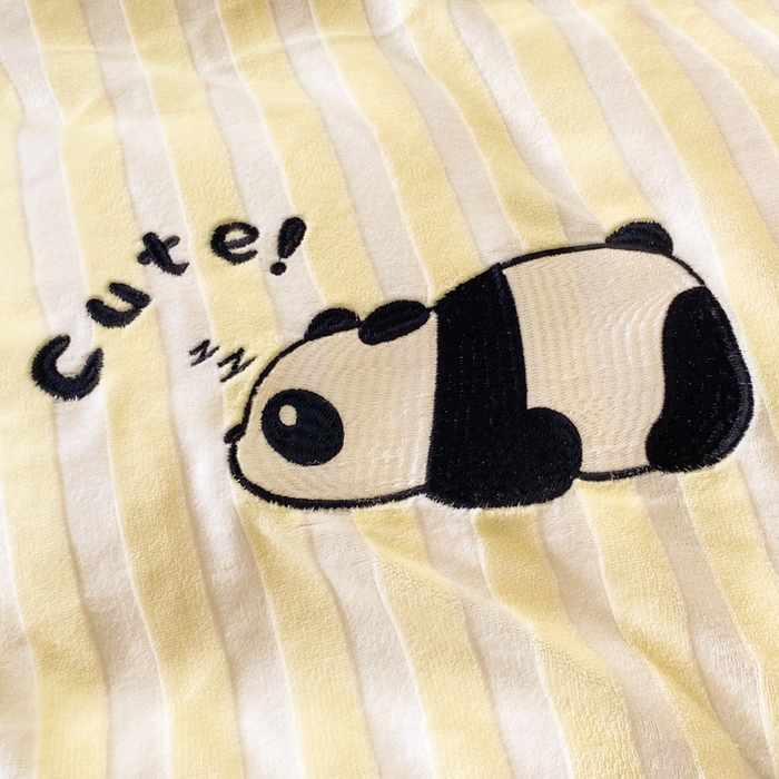 91家纺网 家纺一手货源 找家纺 小叮当家纺仓储工厂店 买家秀 爆款花型2025新款小清新绣花四件套系列-永恒韵律 永恒韵律-黄胖胖