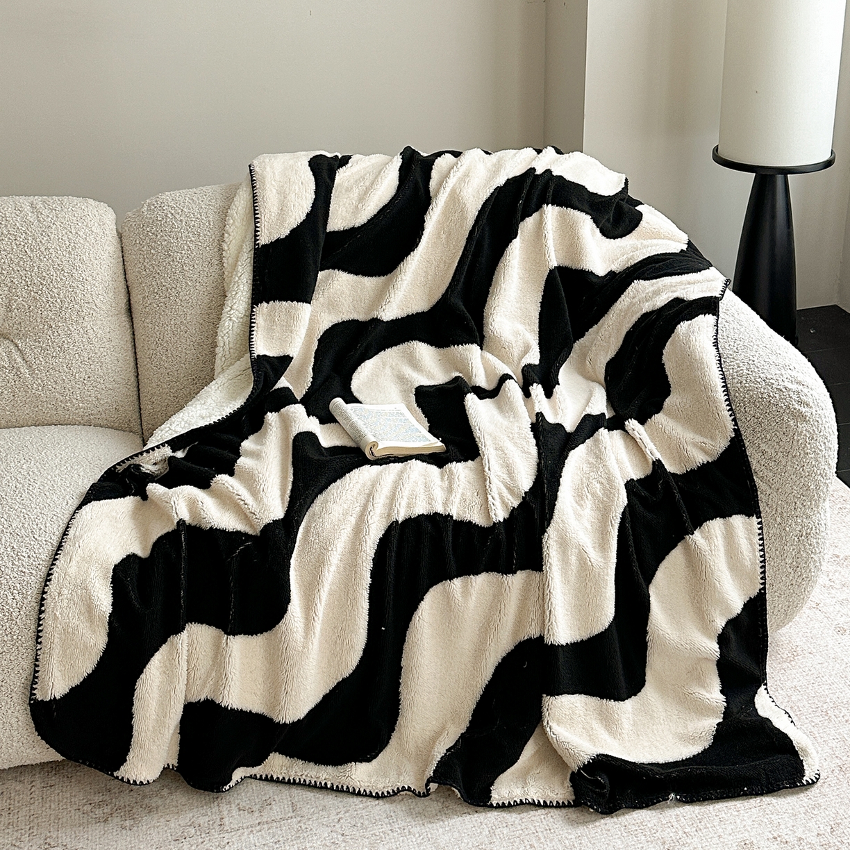 （总）小叮当家纺仓储工厂店 买家秀 爆款花型2025新款阳离子高克重羊羔绒保暖毯子外贸毯子