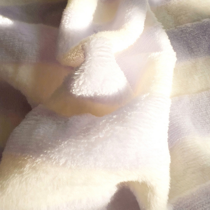 91家纺网 家纺一手货源 找家纺 小叮当家纺仓储工厂店 买家秀 爆款花型2025新款小清新绣花牛奶绒经典条纹系列单品床单床笠床单床笠单件 床笠-紫条熊猫