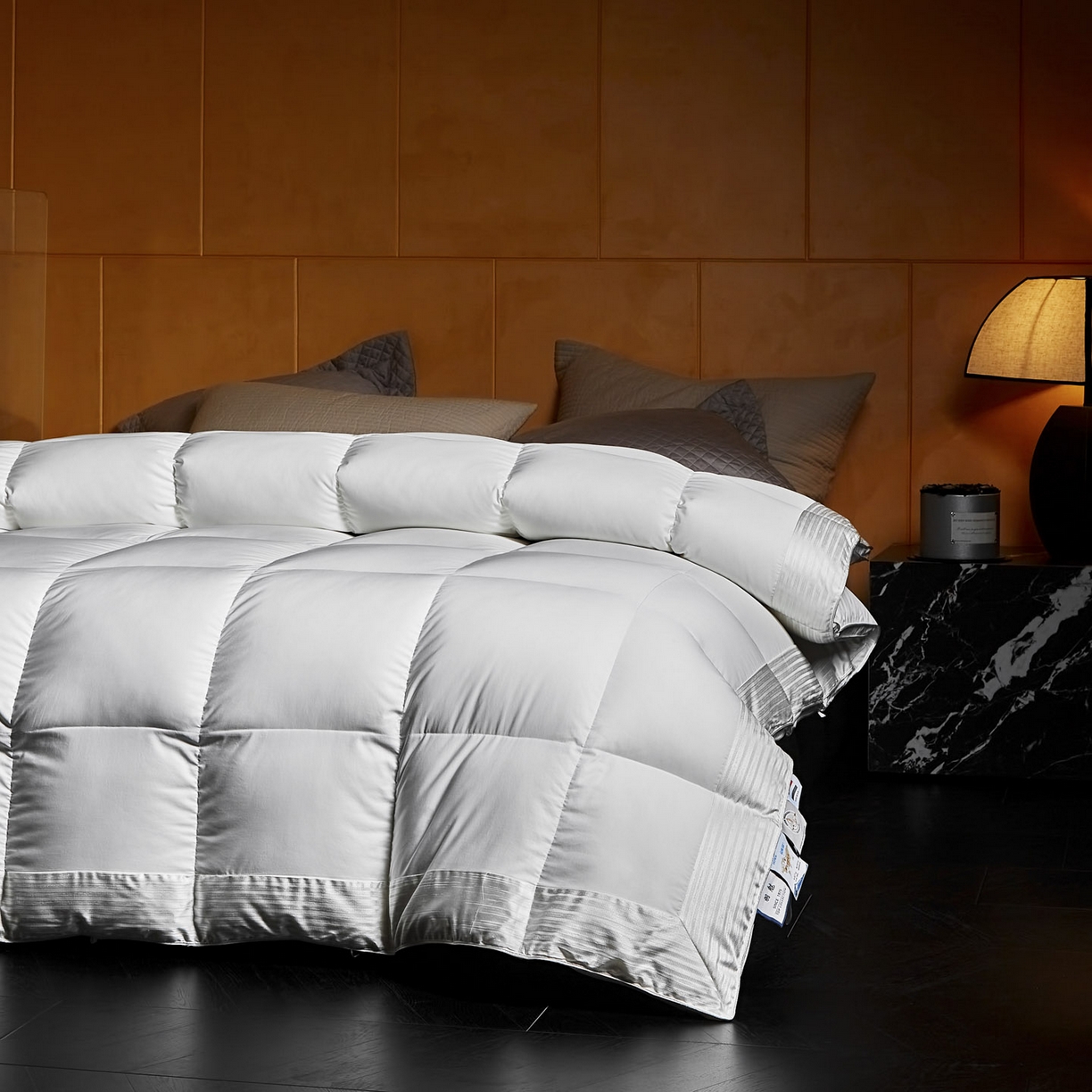 91家纺网 家纺一手货源 找家纺 （总）暖羽屋羽绒馆 2025新款莱赛尔 95白鸭绒被芯 鸭绒被子 婚庆双人被 绣花羽绒被 冬被被子被芯