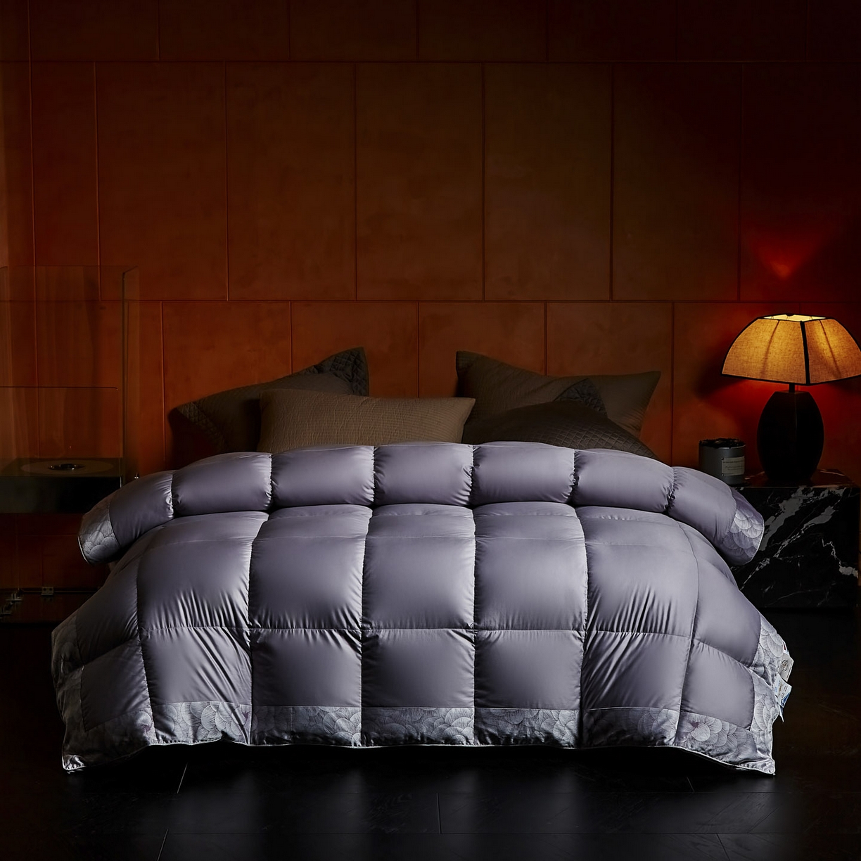 91家纺网 家纺一手货源 找家纺 （总）暖羽屋羽绒馆 2025新款莱赛尔 95白鸭绒被芯 鸭绒被子 婚庆双人被 绣花羽绒被 冬被被子被芯