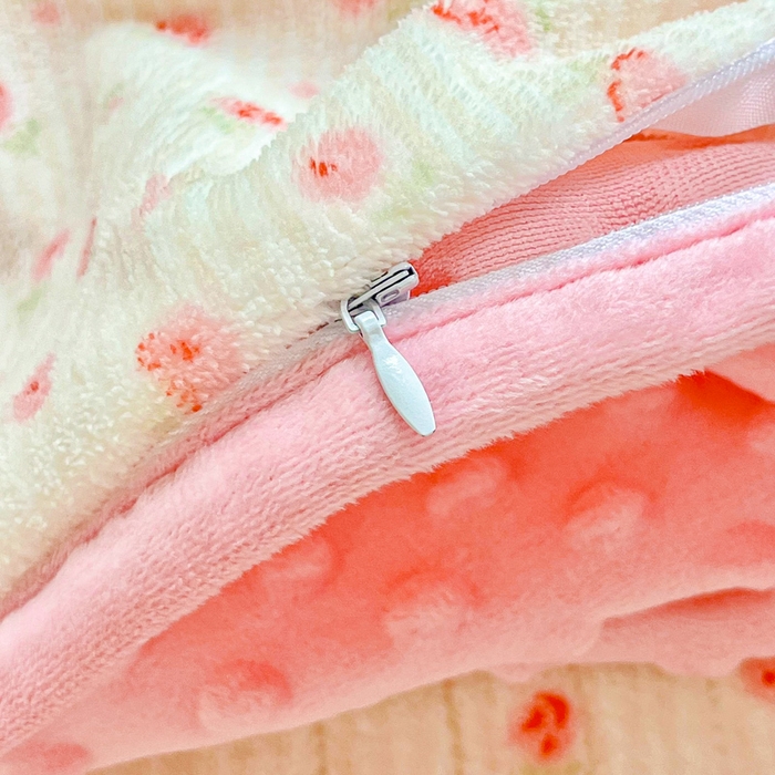 91家纺网 家纺一手货源 找家纺 尚美 2025新款豆豆绒高克重床盖被套四件套 花园