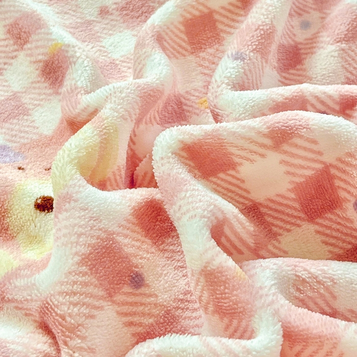 91家纺网 家纺一手货源 找家纺 尚美 2025新款豆豆绒高克重床盖被套四件套 可爱狗