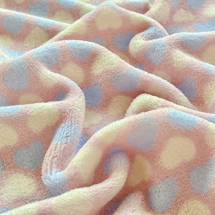 91家纺网 家纺一手货源 找家纺 尚美 2025新款豆豆绒高克重床盖被套四件套 甜心