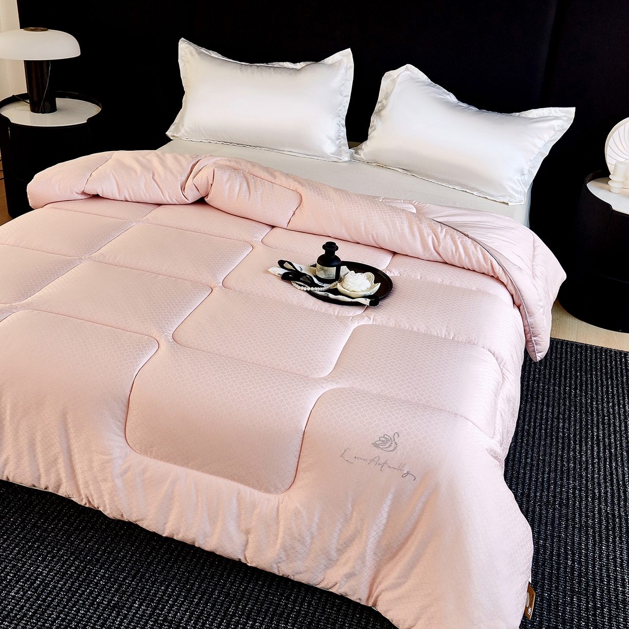 91家纺网 家纺一手货源 找家纺 （总）CINNY馨宜 2025新款银离子抗菌蚕丝大豆春秋被冬被被子被芯