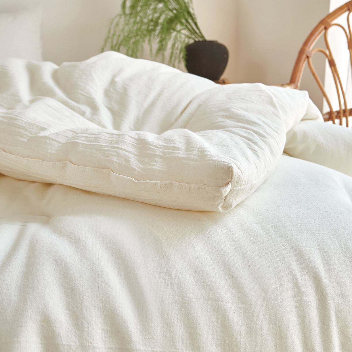 91家纺网 家纺一手货源 找家纺 （总）CINNY馨宜 2025新款无染棉麻大豆春秋被冬被被子被芯