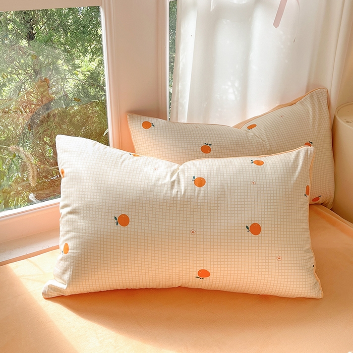 91家纺网 家纺一手货源 找家纺 瑞莱 2025新款秋冬网红款棉加绒四件套 橘子黄了