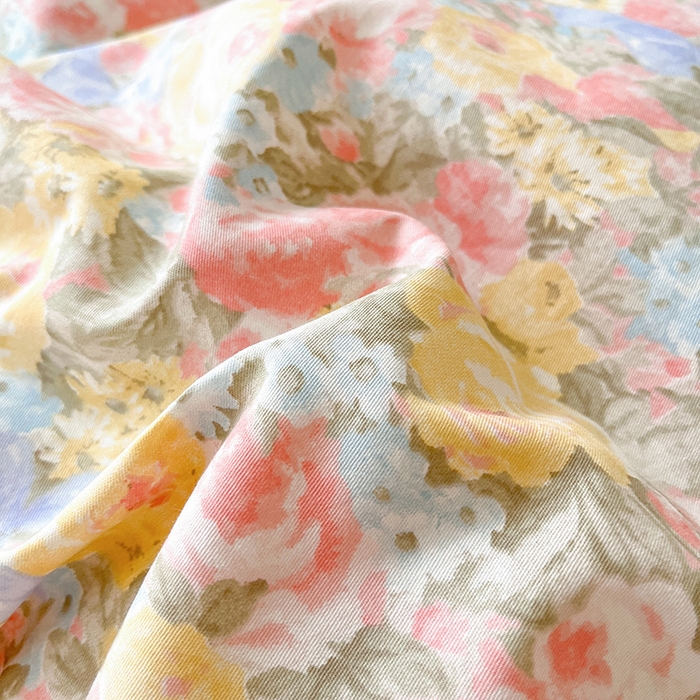 91家纺网 家纺一手货源 找家纺 瑞莱 2025新款秋冬网红款棉加绒四件套 棉绒花海