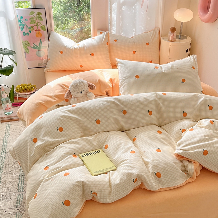 91家纺网 家纺一手货源 找家纺 （总）瑞莱 2025新款秋冬网红款棉加绒四件套