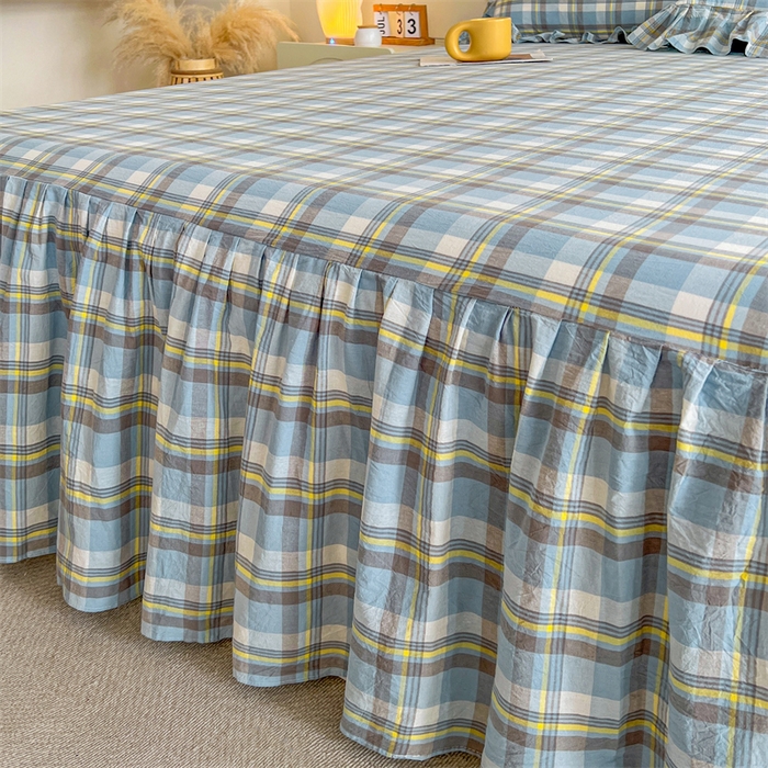 91家纺网 家纺一手货源 找家纺 （总）糯米猪家纺 2024新款全棉水洗棉床裙