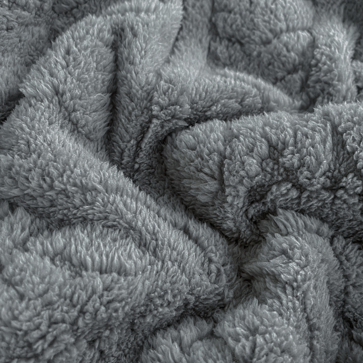 91家纺网 家纺一手货源 找家纺 莱家富 2026新款塔芙绒舒棉绒单层毯-繁花系列（可供跨境外贸抽空压缩爆款首选） 繁花-深灰