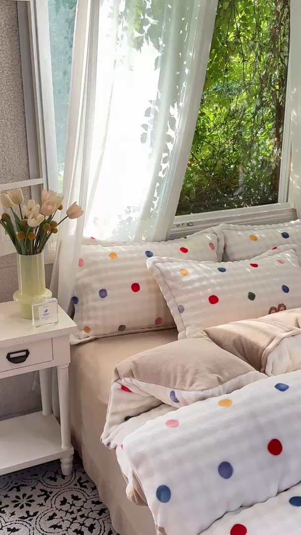 91家纺网 家纺一手货源 找家纺 梦莱斯 2025秋冬新款高克重牛奶绒四件套 布布