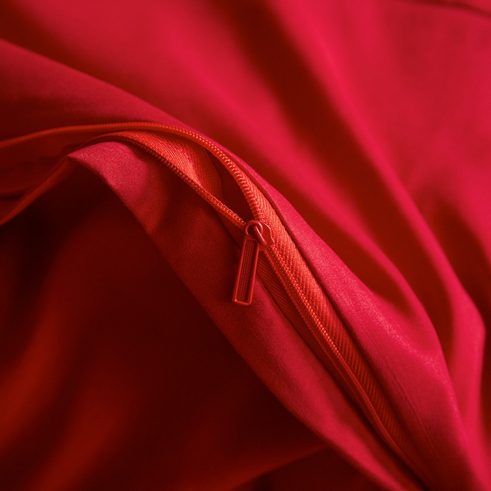 91家纺网 家纺一手货源 找家纺 千希家纺 2025新款麻绳拼接120g斜纹磨毛提花婚庆系列四件套 竹影清梦