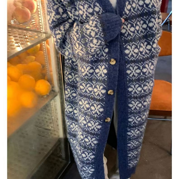 91家纺网 家纺一手货源 找家纺 （总）洛兰沙家居馆 只代发 拉风针织开衫女秋季新款慵懒风长款流苏设计感软糯时尚宽松毛衣女大衣