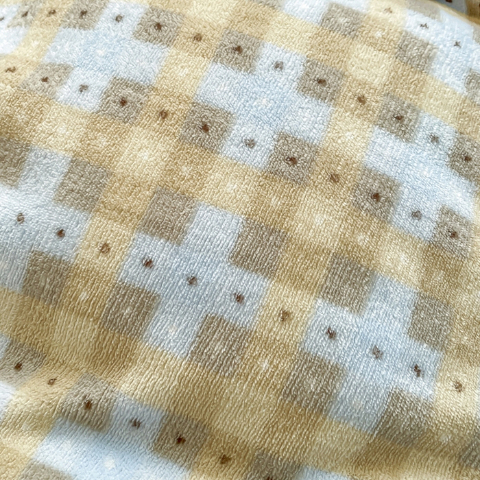 91家纺网 家纺一手货源 找家纺 一比一  2025新款双面牛奶绒四件套 奶咖格蓝