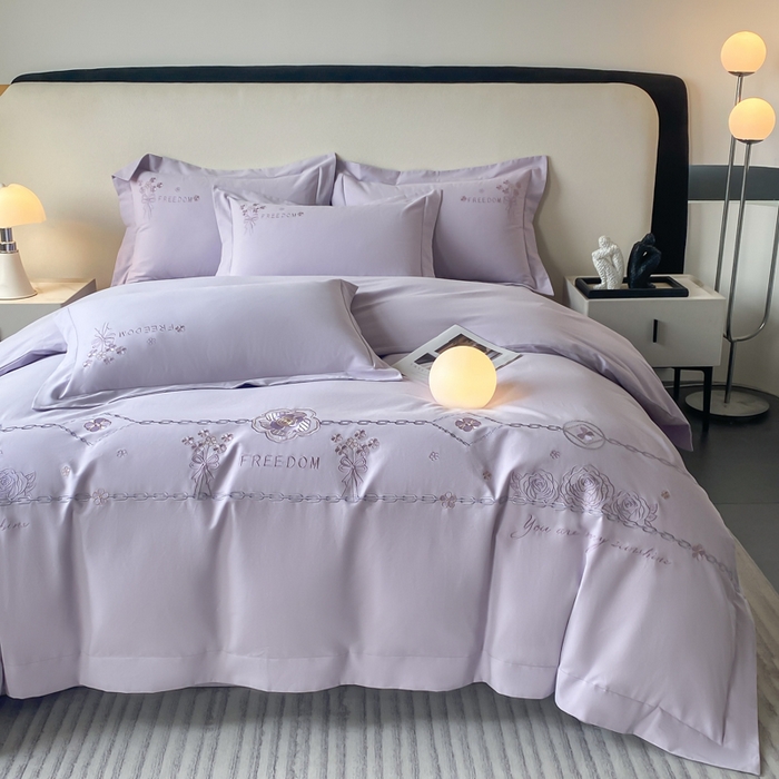 91家纺网 家纺一手货源 找家纺 （总）桃园 新款纯棉全棉长绒棉磨毛四件套不掉毛高端礼盒-马赛系列（包含买家秀）