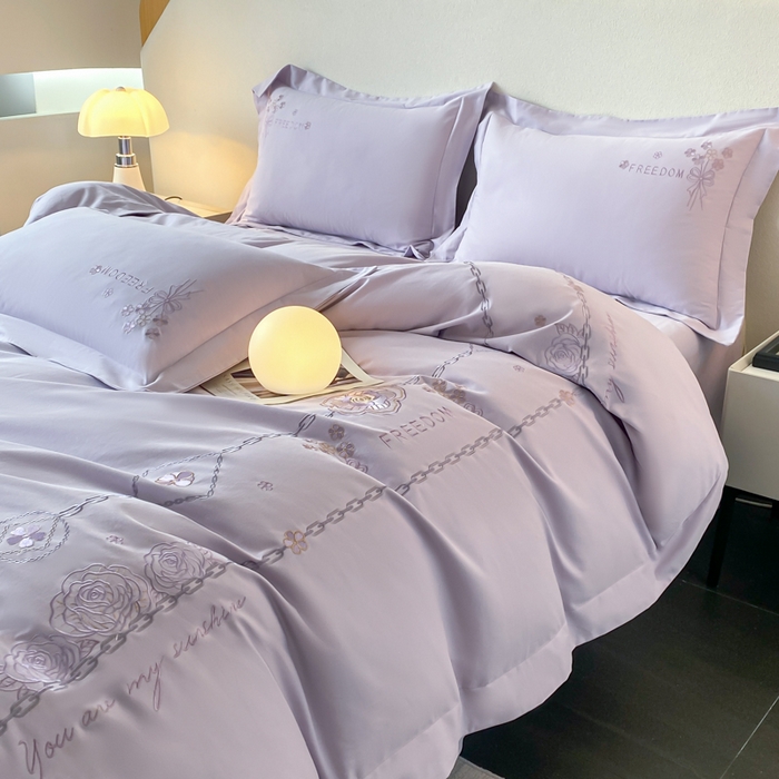 91家纺网 家纺一手货源 找家纺 （总）桃园 新款纯棉全棉长绒棉磨毛四件套不掉毛高端礼盒-马赛系列（包含买家秀）