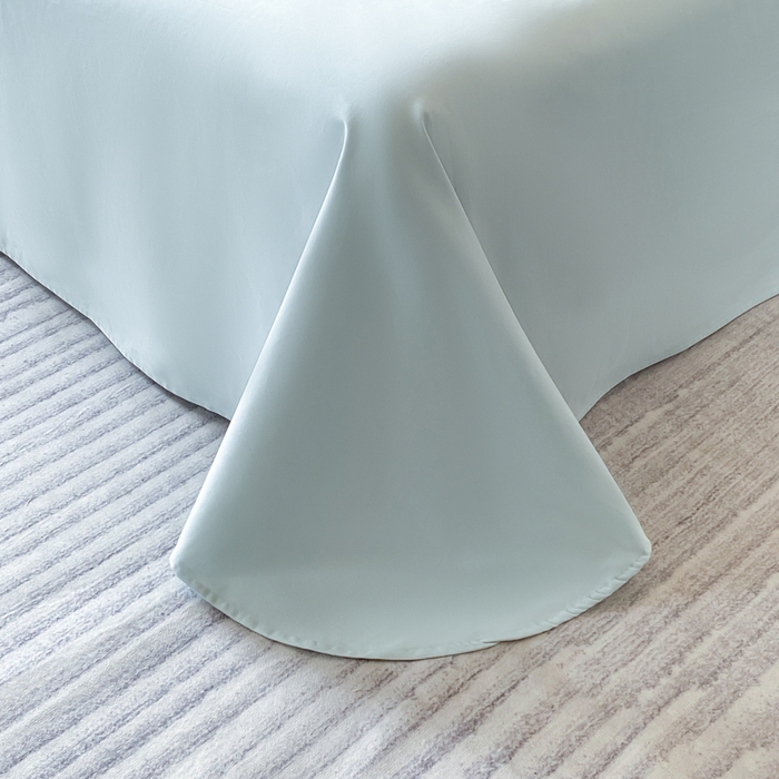 91家纺网 家纺一手货源 找家纺 桃园 新款纯棉全棉长绒棉磨毛四件套不掉毛高端礼盒-马赛系列（包含买家秀） 马赛 飘蓝