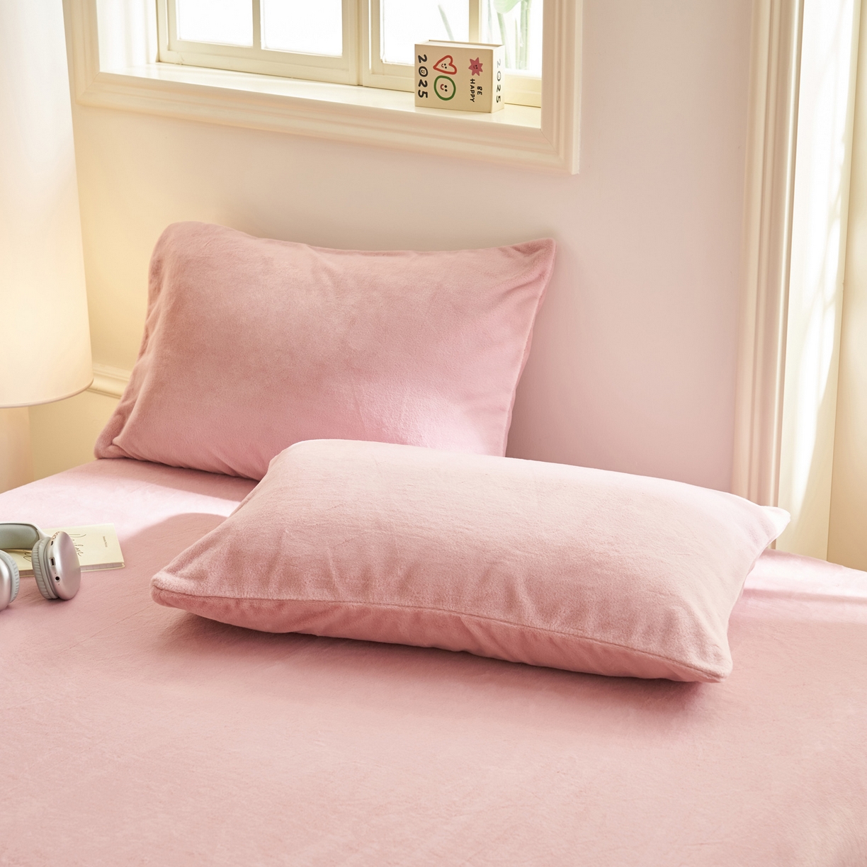 91家纺网 家纺一手货源 找家纺 晨曦家纺 2025新款加厚牛奶绒床单单件法兰绒宝宝绒 MAX-豆沙