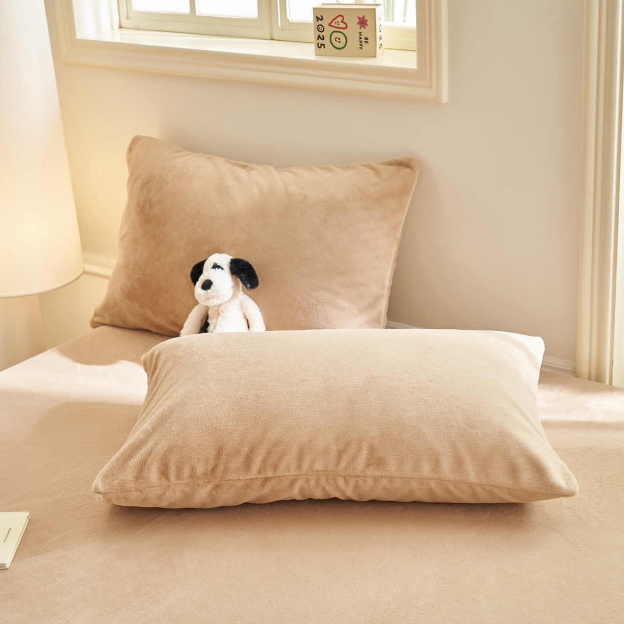 91家纺网 家纺一手货源 找家纺 晨曦家纺 2025新款加厚牛奶绒床单单件法兰绒宝宝绒 MAX-奶咖