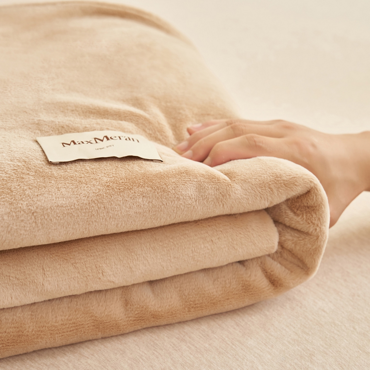 91家纺网 家纺一手货源 找家纺 晨曦家纺 2025新款加厚牛奶绒床单单件法兰绒宝宝绒 MAX-奶咖