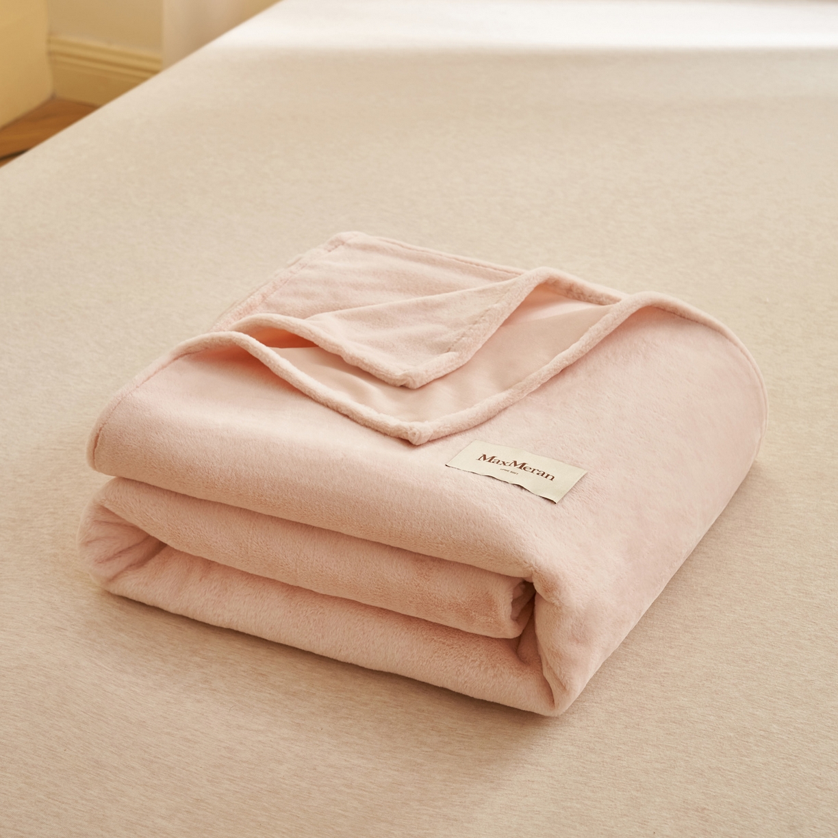 91家纺网 家纺一手货源 找家纺 晨曦家纺 2025新款加厚牛奶绒床单单件法兰绒宝宝绒 MAX-少女粉