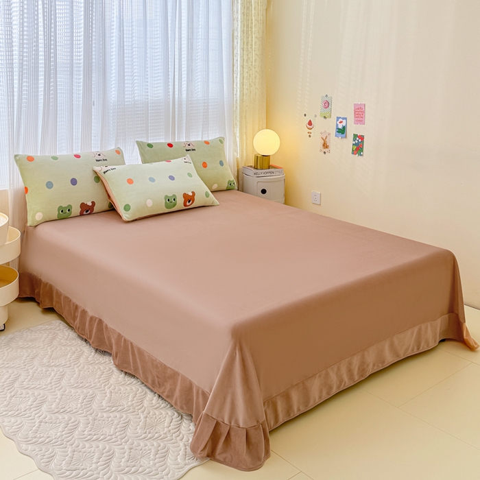 91家纺网 家纺一手货源 找家纺 （总）仟网汇 2025新款直播热款跑量牛奶绒印花款四件套