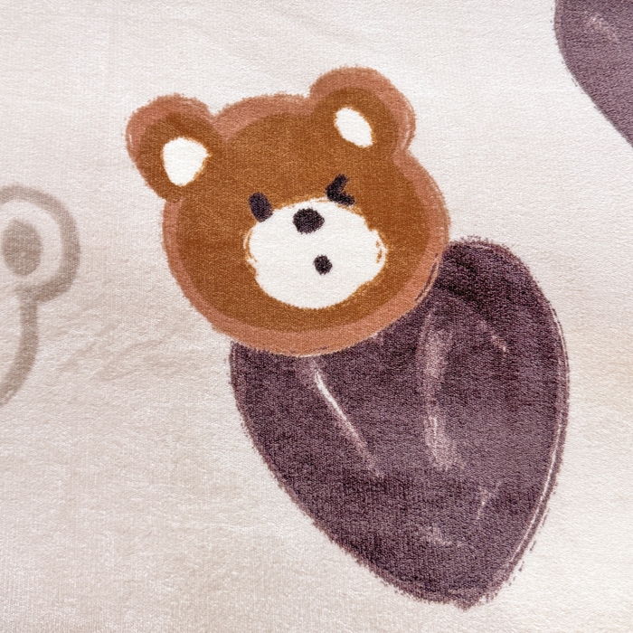 91家纺网 家纺一手货源 找家纺 仟网汇 2025新款直播热款跑量牛奶绒印花款四件套 酷乐熊