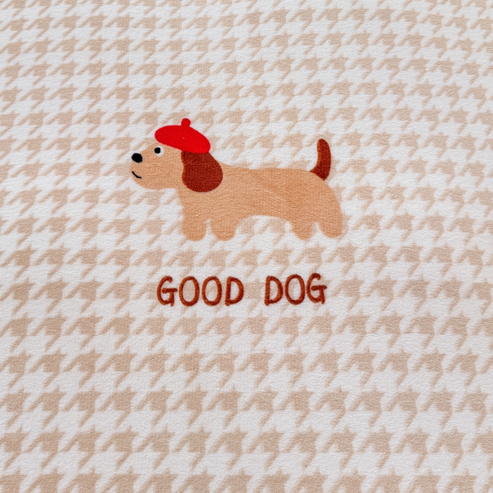 91家纺网 家纺一手货源 找家纺 仟网汇 2025新款直播热款跑量牛奶绒印花款四件套 腊肠狗