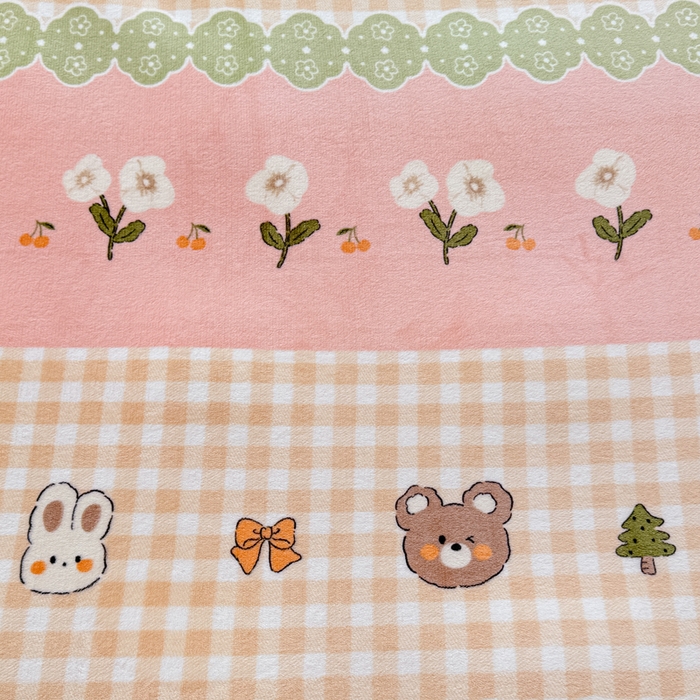 91家纺网 家纺一手货源 找家纺 仟网汇 2025新款直播热款跑量牛奶绒印花款四件套 小游园