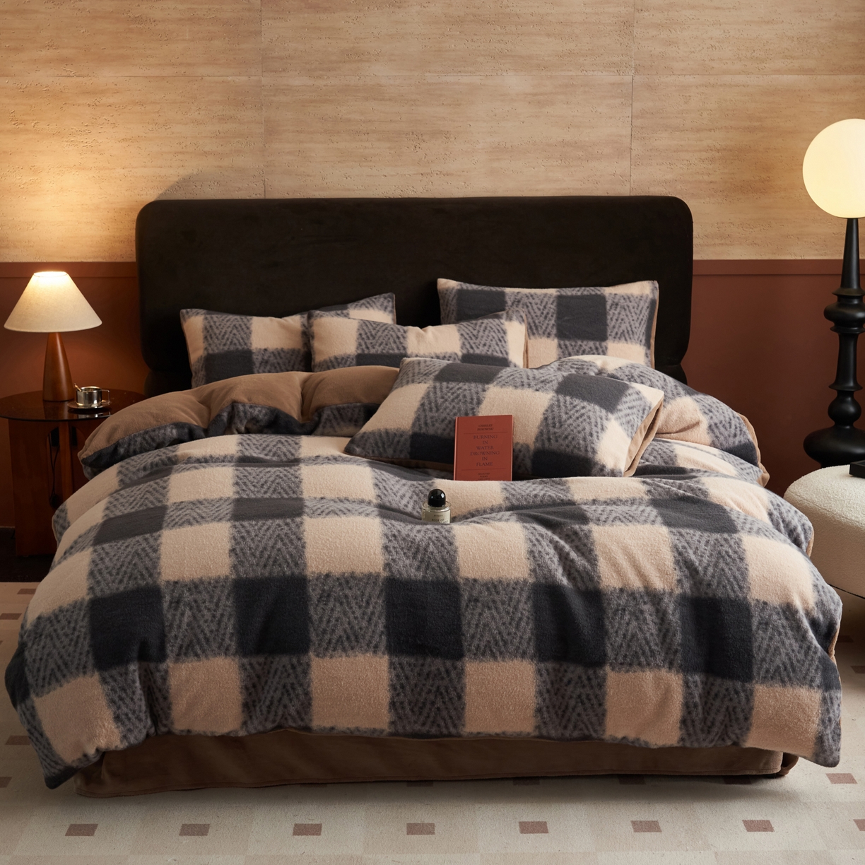 91家纺网 家纺一手货源 找家纺 （总）晨曦家纺 2025新款加厚加绒羊驼绒四件套牛奶绒四件套