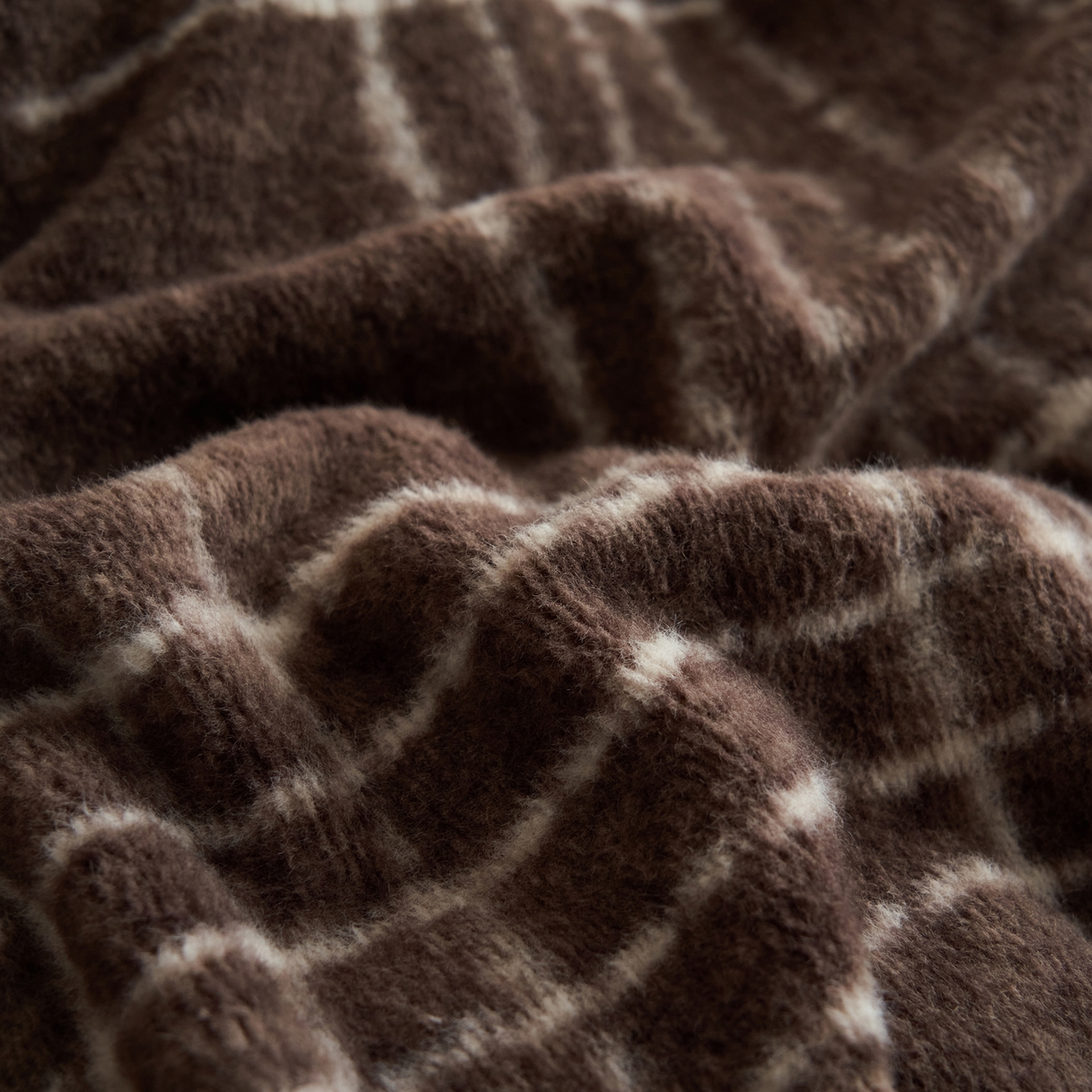 91家纺网 家纺一手货源 找家纺 晨曦家纺 2025新款加厚加绒羊驼绒四件套牛奶绒四件套 年华-咖