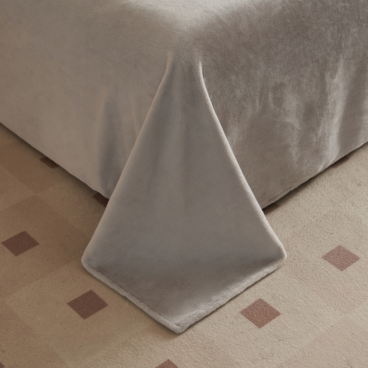 91家纺网 家纺一手货源 找家纺 晨曦家纺 2025新款加厚加绒羊驼绒四件套牛奶绒四件套 熊猫潘达