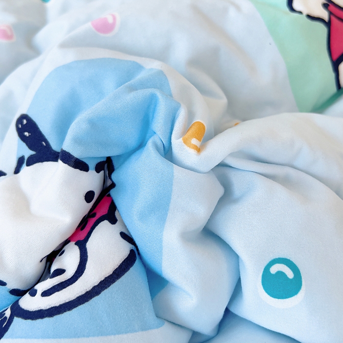 91家纺网 家纺一手货源 找家纺 （总）鱼宝 2025新款三丽鸥针织棉豆豆被