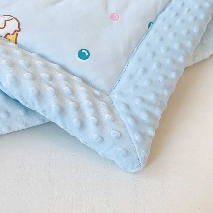 91家纺网 家纺一手货源 找家纺 鱼宝 2025新款三丽鸥针织棉豆豆被 泡泡帕恰狗