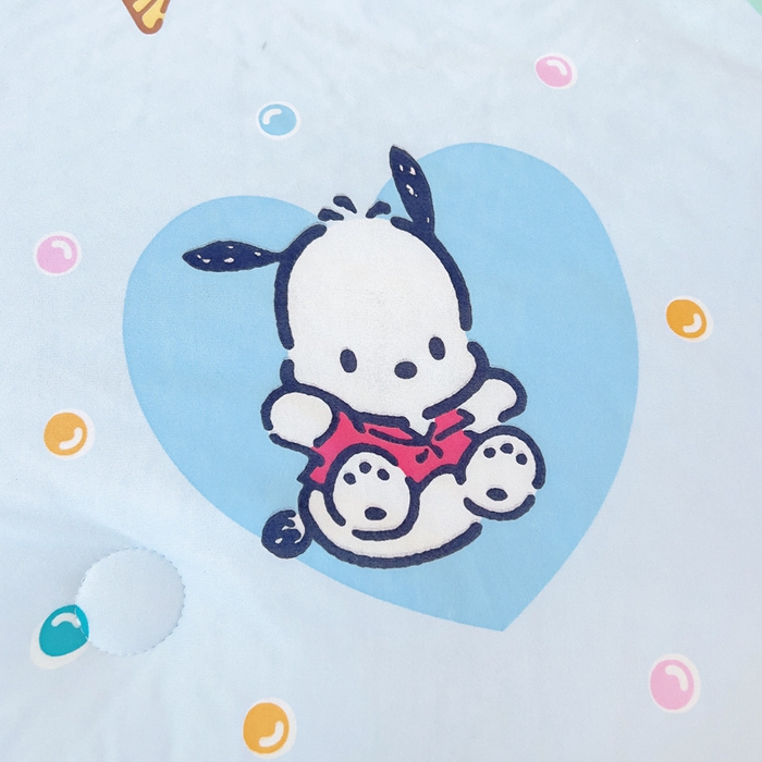 91家纺网 家纺一手货源 找家纺 鱼宝 2025新款三丽鸥针织棉豆豆被 泡泡帕恰狗