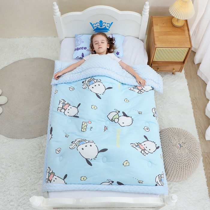 鱼宝 2025新款三丽鸥针织棉豆豆被 调皮帕恰狗