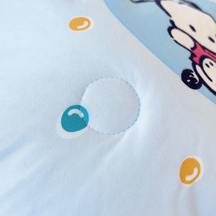 91家纺网 家纺一手货源 找家纺 鱼宝 2025新款三丽鸥针织棉豆豆被 泡泡帕恰狗