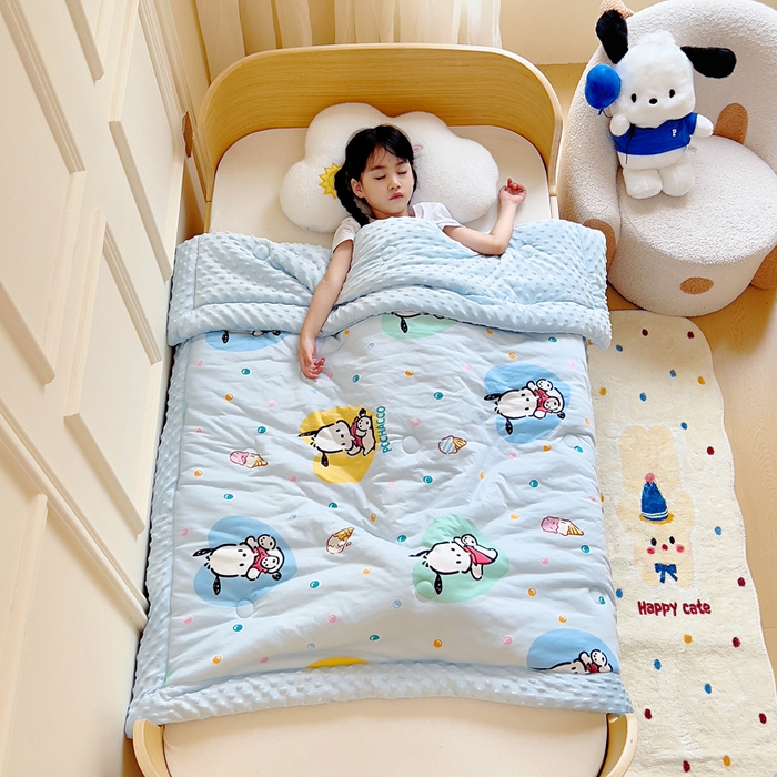 鱼宝 2025新款三丽鸥针织棉豆豆被 泡泡帕恰狗